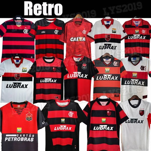 Retro Soccer Jerseys Flamengo soccer jersey 95 96 Flamenco home away 3rd Camisa futebol GABI DAVID LUIZ DIEGO Gabriel B B.HENRIQUE VIDAL DE ARRASCAETA PEDRO