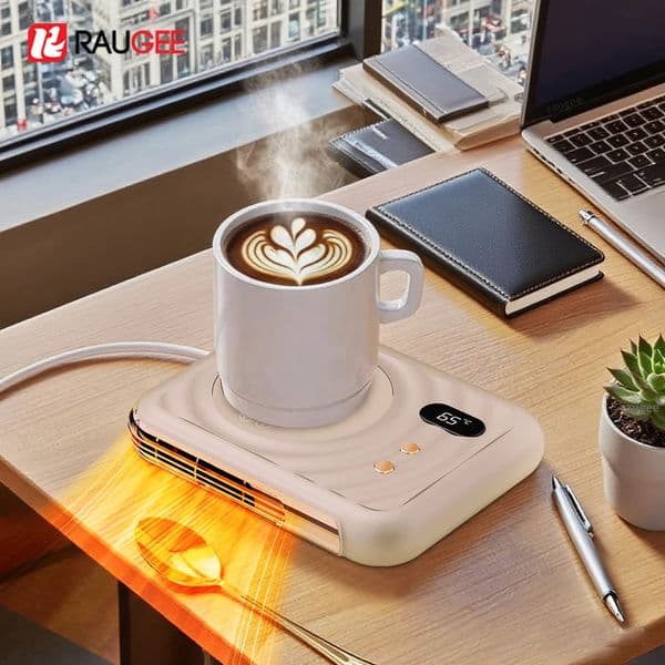 Electric Cup Heater 220V Cup Warmer Coffee Tea Milk Mug Warmer Cup Heating Coaster For Home Office With 3 Gears Temperature 251128