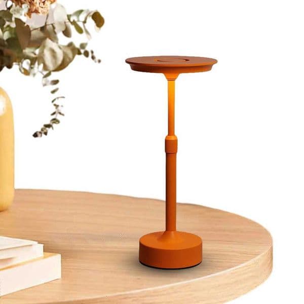 Cordless Desk Lamp Rechargeable Touch Night Light Height Adjustable Bedside Lamp Dimmable Reading Lamp for Restaurant Bedside Z251205