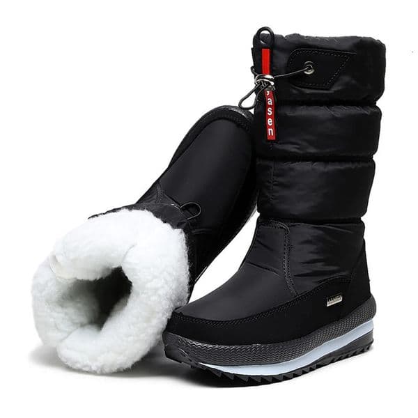 Women Snow Boots Platform Winter Boots Thick Plush Waterproof Non-slip Boots Fashion Women Winter Shoes Warm Fur Botas mujer 251204