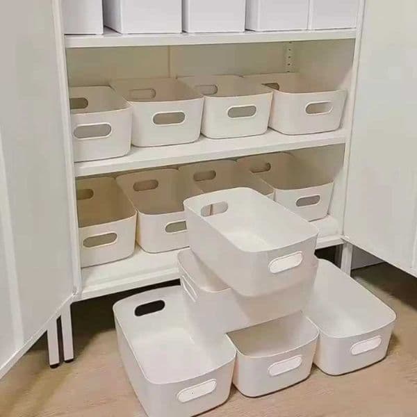5/10PCS Large Capacity Storage Box Household Plastic Toy Storage Basket Snacks and Miscellaneous Items Desktop Storage H251205