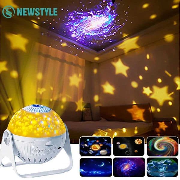 Galaxy Projector Night Light For Bedroom Lighting Decoration Planetarium Star Projector Lamp For Christmas Gift X251205