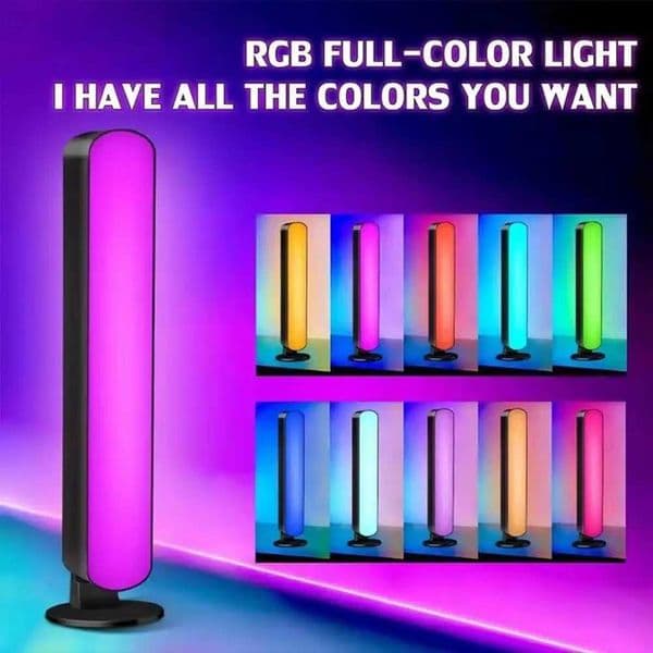 1/2pc LED Smart Desktop Decorative Light 16Colors RGB Ambient Lamp Remote Dimmable USB Power for TV Compute Gaming Desktop Decor Z251205