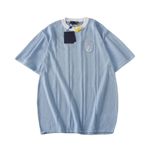 Men's Plus Tees & Polos Round neck embroidered and printed polar style summer wear with street pure cotton t-shirts 577023