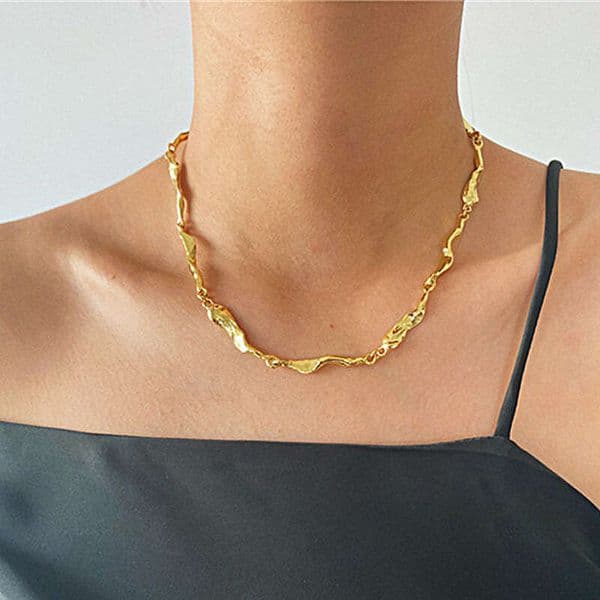 European and American necklaces, women's summer high-end sense, fashionable and versatile, trendy brand, hip-hop, niche design, collarbone chain, temperament, personality