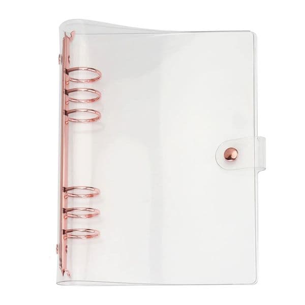 A5 GlitterRose Golden Glittery Bling Binder Notebook Cover Diary Agenda Planner Paper School Useful Stationery 251129BANJIA