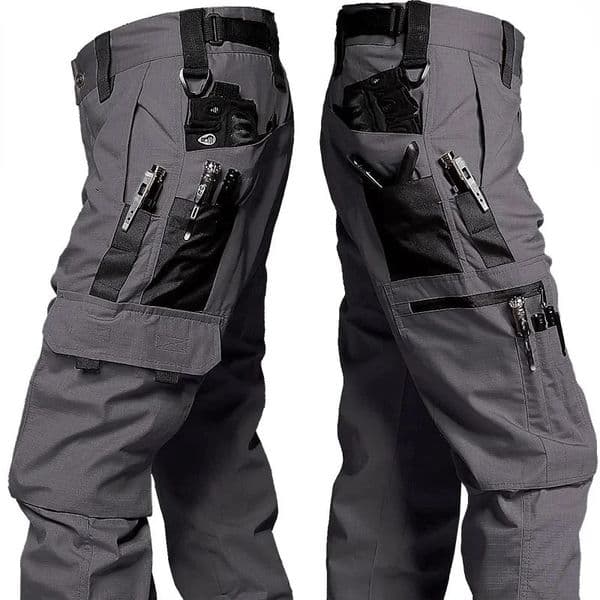 Wear Resistant Work Pant Man Multipocket Straight Cargo Trousers Outdoor Jogging Tactical Pants Spring Autumn Casual 251129