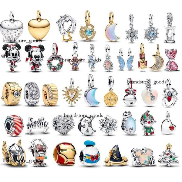 925 New Style Beaded Loose Silver Beads Cheshire Cat Pendant DIY Jewelry Accessories 793