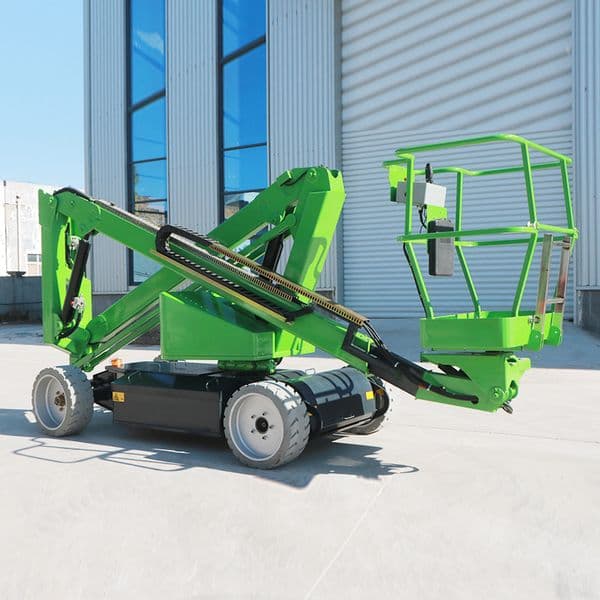 New 2025 Model Articulating Boom Lift | Features Telescopic Arm & Hydraulic System for 9m Aerial Reach