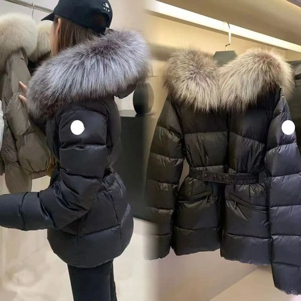 2025 Womens designer pufferjacke letter embroidery winter essentielss couple warm thick pink goose down jacket Women's clothing coat