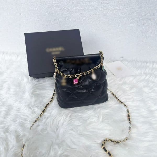 Colorful Candy Chain Hand-held Crossbody Bag