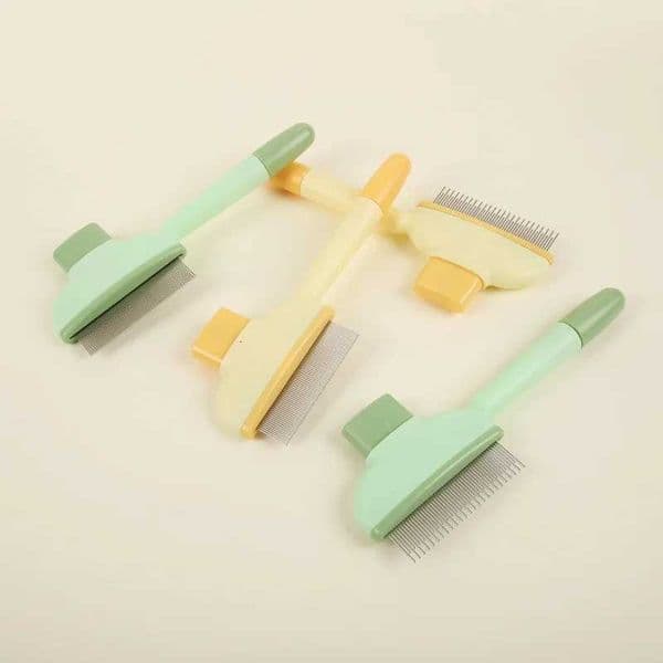 Dog Comb One Button Dogs Brush Self-cleaning Cat Brush Massage Combs for Dog Grooming Brushes for Pet Products M251208