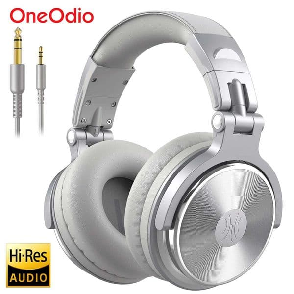 Oneodio Pro 10 Wired Headphones Over Ear Hi-Res Audio Wired Headset With Microphone Studio DJ Stereo Headphones 35mm/635mm M251208