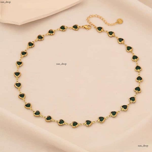 French Fashion Sterling Silver with Gold-Plated Heart-Shaped VVS Moissanite Romantic Engagement Pendant Necklace