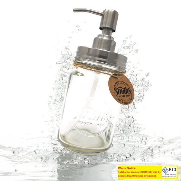 Rust Proof Mason Jar Soap Dispenser Lid And Collar For Standard Mason Jars HY-27B LL