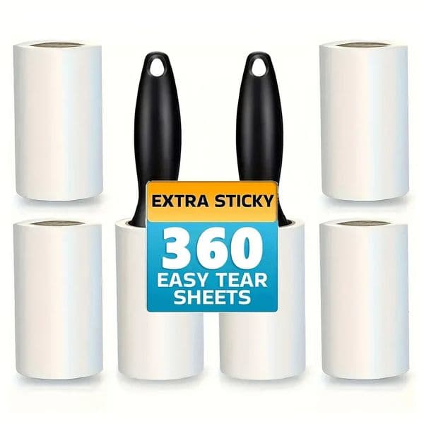 Ultra Sticky Lint Roller for Eliminating Pet Fur-Ideal for FurnitureClothing CarpetsTool for Cleaning Pet Hair Adhesive 251204BJ