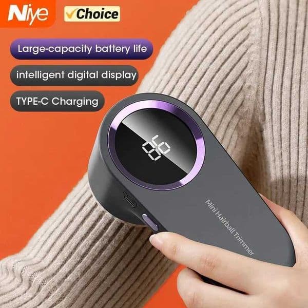 Lint Remover for Clothing LED Digital Electric Pellet Fluff Remover USB Rechargeable Fuzz Fabric Shaver Sweater C2512091
