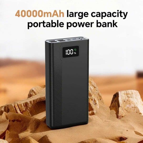 40000mAh Portable Large Capacity Mobile Power Bank 4 Outputs And 3 Inputs With LED Power Display Suitable For Most Electronic H251209