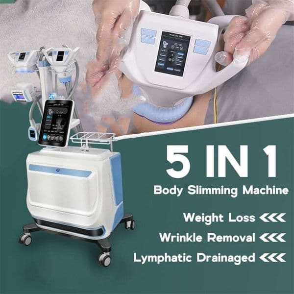 New Arrival 5 Handles Vela Body Shaping 80K Cavitation Velas Vacuum Shape Roller Fat Removal Rf Skin Tightening Machine