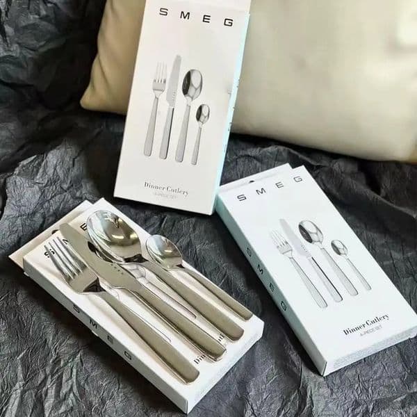4-piece Fork 304 Stainless Steel Western Cutlery Set Western Cutlery Set Mirror-Polished Dinner Table Spoon Fork Coffee Utensils 251202BJ