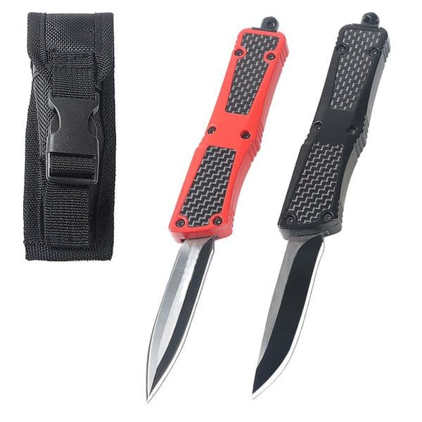 Top Quality 8807 Tactical Knife 440C Black Oxide knife Blade Zn al Alloy Handle Outdoor Camping EDC Pocket Knives with Retail Box