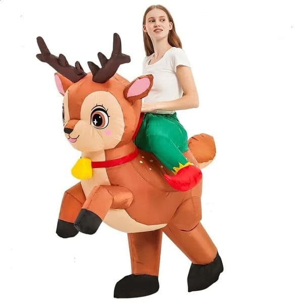 Elk Inflatable Costumes Cycling Walking Party Atmosphere Props Cute Cycling Cosplay Costumes 251205