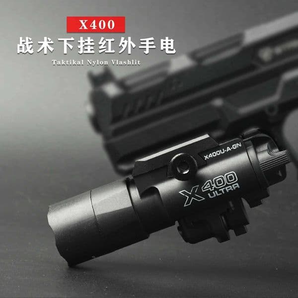 Nylon X400U Series Hanging LR Flashlight LED For Tactical Airsoft Scout Pistol Gun Hunting Light X400 Z251210