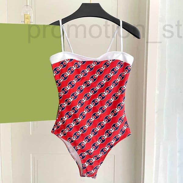 Women's Swimwear Designer Retro Printed Halter Swimsuits Monokini Padded Push Up Bra Briefs Summer Beach Bikini Luxury Vacation Pool Party SGCW