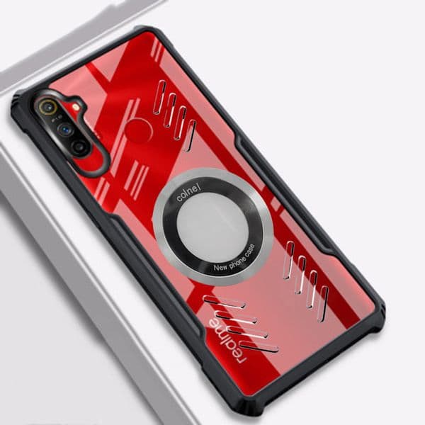 For Realme X50 PRO Case Translucent Airbag Frame Heat Dissipation Shell For X7 X3 XT X P2 P3 P4 PRO X7 MAX Case Anti-Yellowing Magnetic Cover