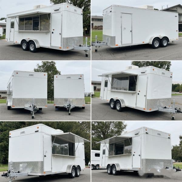 Custom Electric Mobile Food Truck Fully Equipped Kitchen CE Certified Food Trailer for Fish and Chips Catering Business