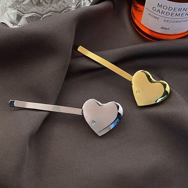 Luxury Hair Clips Side Bangs Barrette Designer Jewelry Accessories Women Girls Styling Hairpins Gold Silver