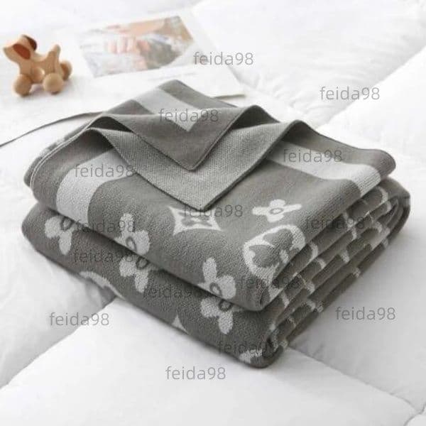 Designer 130x180 Plaid Imitation Cashmere Blanket Super Soft Scarf Shawl Winter Warm Plush Sofa Bed Fleece Blanket