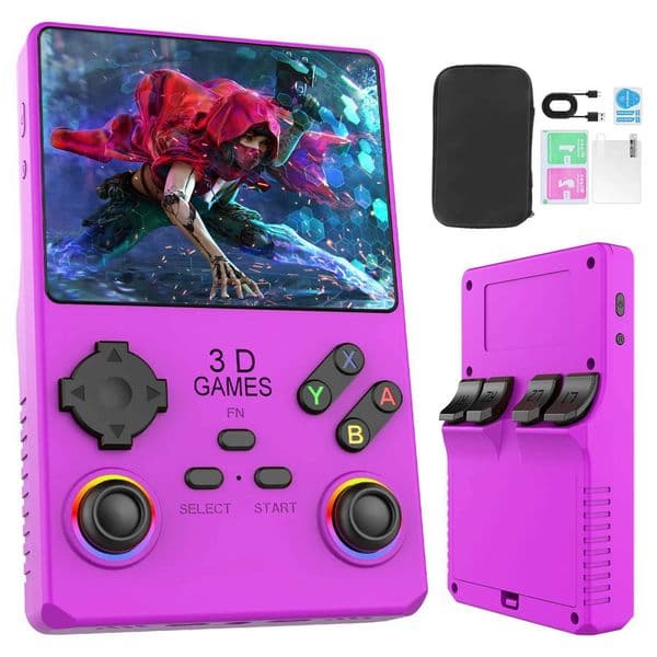 V40 pro Handheld Game Console 35 IPS Screen 3800mah Battery Joystick RGB lighting Effect 256GB with 35000 games L2512108JQD