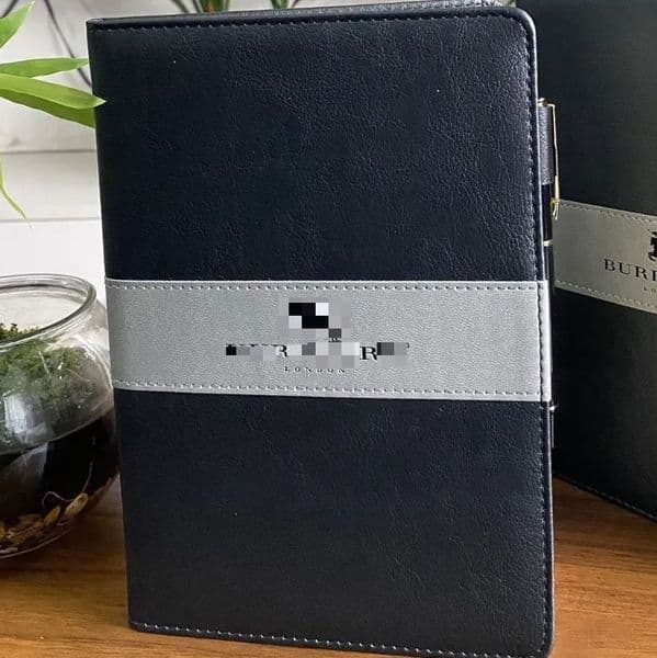 wholesale Designer Leather Notebooks with Built-in Pens Premium Stationery Sets in Various Colors