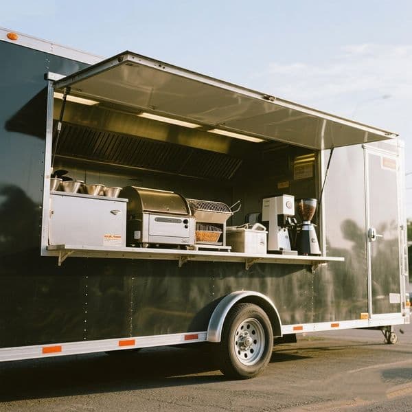 Custom CE Approved Food Trailer with Full Kitchen Mobile Restaurant Truck Supplier From China for UK Business