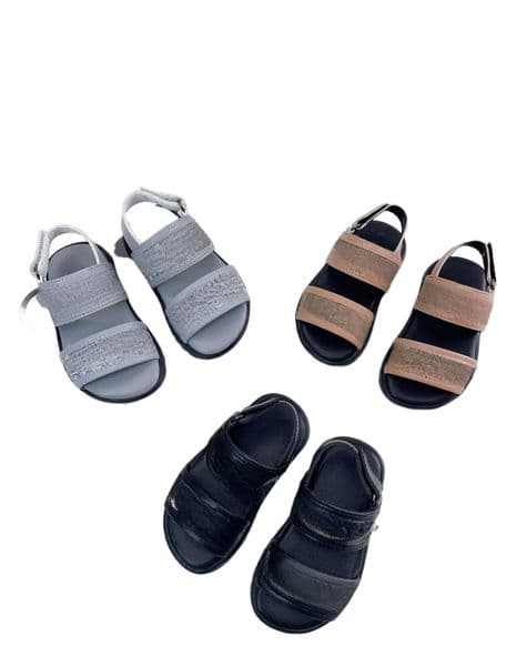 Children designer sandals boys letter jacquard flat shoes kids soft bottoms sandals summer Kids outdoor casual shoes Size 26-35 S5346 Z260623