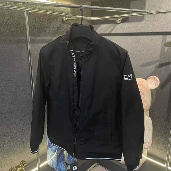 Mens Jacket Down Parkas Hoody Winter Thin And Light Comfortable Windproof Hooded Warm Cotton Jackets Print EA7 Slim Man Hoodie Zip Up Bomber Coat L260508