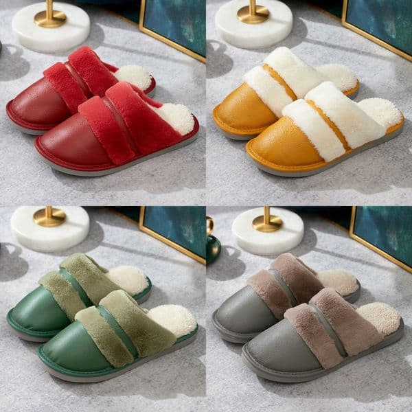 Slippers Women Mens slides clog slider Sandal Slide Platform Sandals beach shoes Textured Leather Closed Toe Slippers summer vacation fur big sizes casual shoes