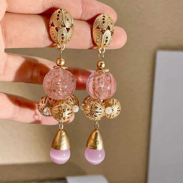 Europe and America Vintage Earrings Crystal Opal Drop Dangle Earrings for Wen Wedding Daily Jewelry Pendant Gift X251212