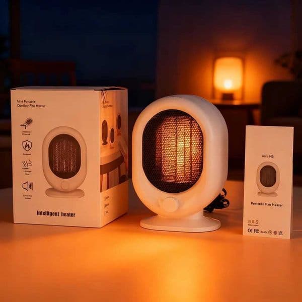 Winter desktop heater small solar PTC heater new inclined power-off high-power mini heater Z251212