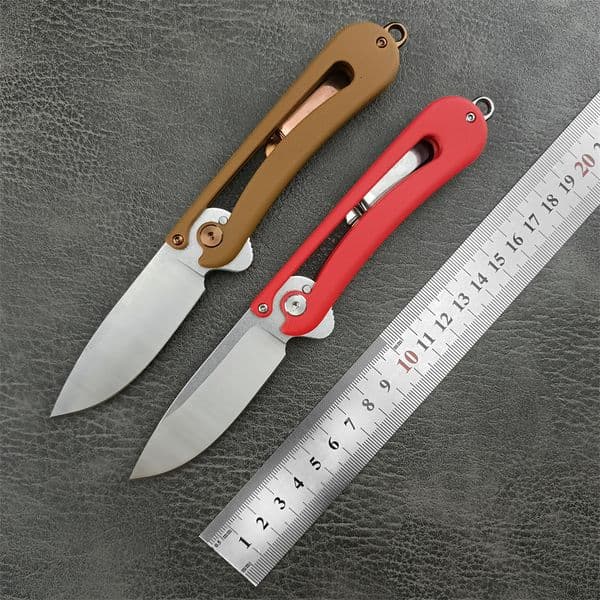 Foreign Trade New Product Lockless Folding D2 Steel G10 Handle Portable Self-Defense Outdoor Field Fishing Survival Fruit EDC Knife