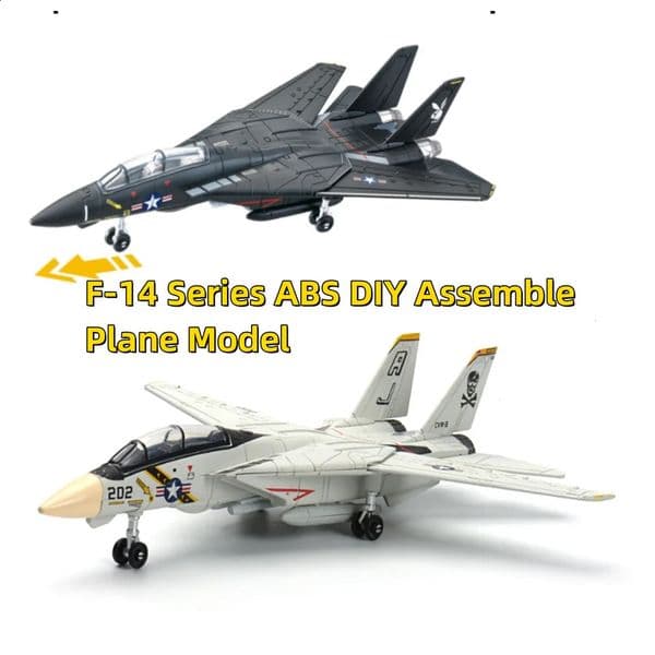 Diy F14 Tomcat Model Aircraft Kit 1/72 Assembly Model Toy Planes ABS Military Model Toys For Gifts Educational Toys 251211