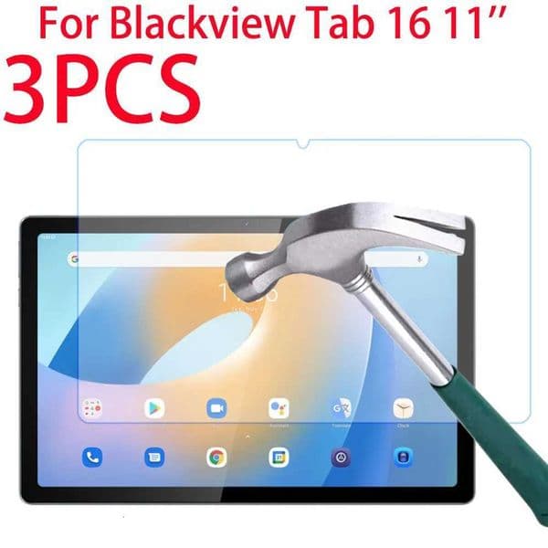 3 Packs For Blackview Tab 16 Tablet Tempered Sn Protector For Black View Tab16 110 Fl 9H Clear HD Protective Film H251212