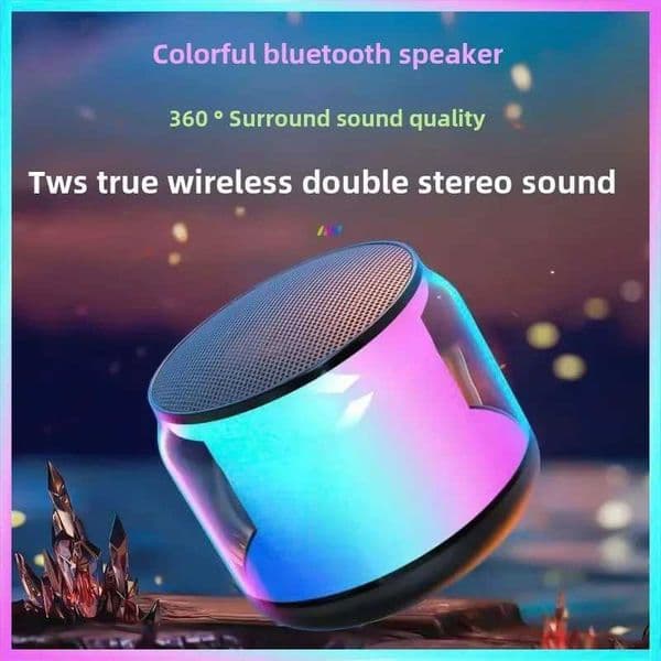 Bluetooth Colorful Wireless Speaker Customizable For Business Gifts Rechargeable Outdoor Portable Heavy Cannon X251213