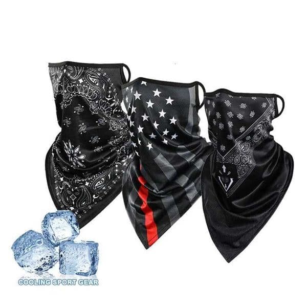 Cycling Mask Sun Protection Cycling Scarf Ice Silk Outdoor Masks for Men Sports Bicycle Mask Cool Face Cover CiclismoT251213