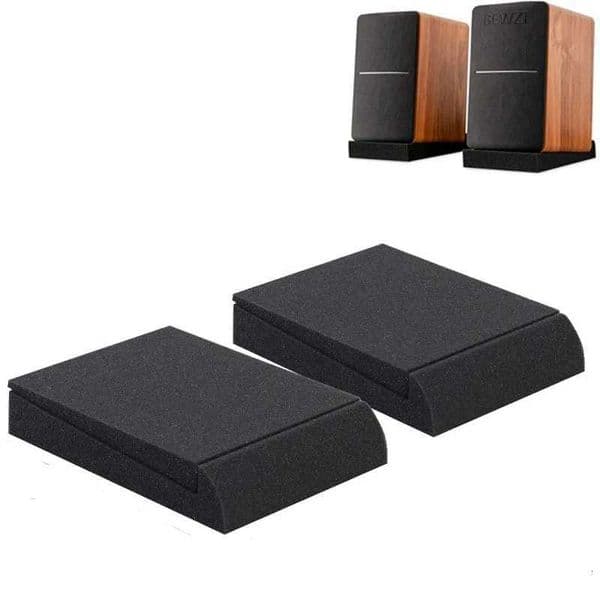 Speaker Sponge Shock Absorbing Pad Desktop Monitor Speaker Vibration Pad Audio High-Density Sponge Pad Speaker Accessories X251213