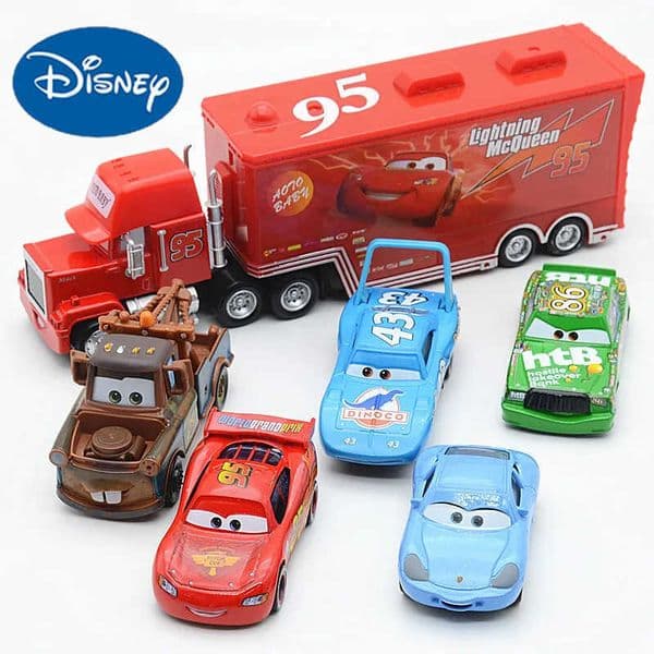Disney 39 Style Pixar Cars 2 3 Lightning McQueen Jackson Storm The King Diecast Metal Car Model Toy For Boy birthday Gift H251213