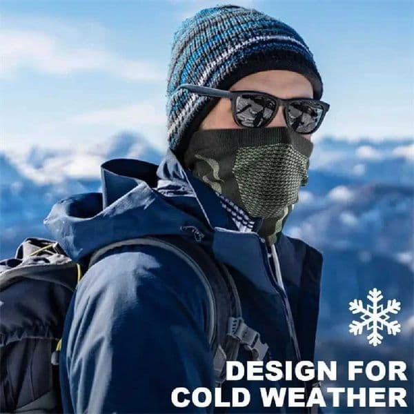 Unisex Winter Breathable Warm Ski Mask Bike Motorcycle Half Face Mask Scarf Outdoor Sports Running Hiking Fishing Cycling MaskT251213
