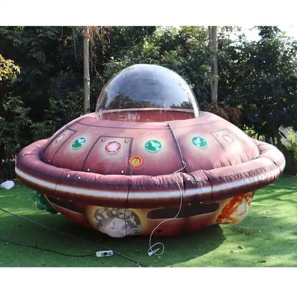 Free delivery Custom Giant Inflatable UFO Air Balloon Inflatable Flying Saucer UFO Spaceship For Event Advertising