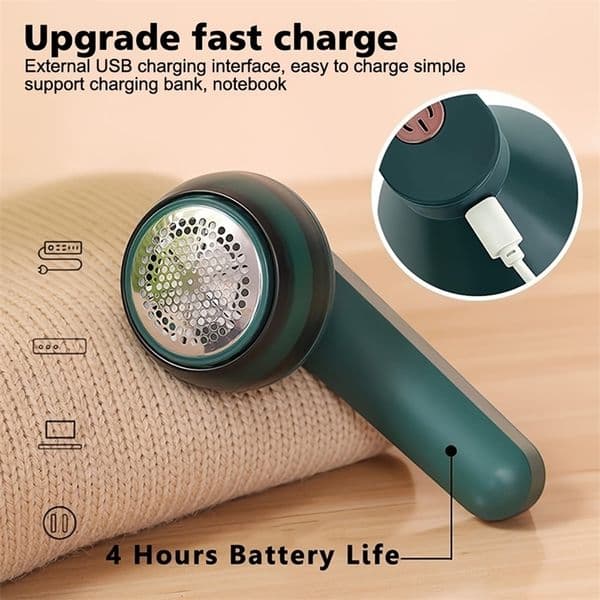 1PC USB Rechargeable Fabric Shaver Portable Lint Remover for Clothes Bedding Furniture Carpet Sofa Cleaning Tool 251204CJ